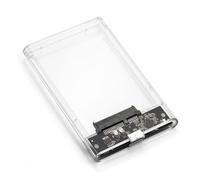 Dedjgoo USB 3.0 External Hard Drive Enclosure 2.5 Inch SATA HDD/SSD Shell | LED indicator shows status at a glance; tool-free installation enables quick setup without tools, ideal for hot-swapping SSDs