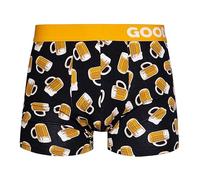 Dedoles Men's & Boys' Boxers Underwear Boxer Shorts Cotton Trunks Funny Designs Astronaut Hamster Games Books Gift for Him, Design: Draught Beer, Colour: Black, Size: XL