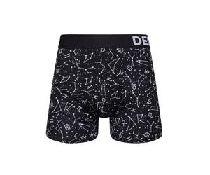 Dedoles Men's & Boys' Boxers Underwear Boxer Shorts Cotton Trunks Funny Designs Astronaut Hamster Games Books Gift for Him, Design: Zodiac Signs, Colour: Black, Size: S