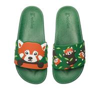 Dedoles Sliders & Slippers for Women, Men & Kids Non-Slip Shower Sandals Funny Designs Beach Shoes for Home Garden Bathroom Poolside Gift, Colour: Red Panda, Size: 6 UK