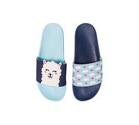 Dedoles Sliders & Slippers for Women, Men & Kids Non-Slip Shower Sandals Funny Designs Beach Shoes for Home Garden Bathroom Poolside Gift, Colour: Dreamy Llama, Size: 6 UK