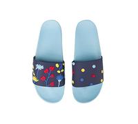 Dedoles Sliders & Slippers for Women, Men & Kids Non-Slip Shower Sandals Funny Designs Beach Shoes for Home Garden Bathroom Poolside Gift, Colour: Flower Power, Size: 3,5 UK