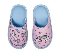 Dedoles Slippers for Women, Men & Kids Memory Foam Funny Designs Coffee Avocado Unicorn Music Lavender Comics Games Gift, Colour: Rainbow Unicorn, Size: 7.5-9 UK