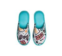 Dedoles Slippers for Women, Men & Kids Memory Foam Funny Designs Coffee Avocado Unicorn Music Lavender Comics Games Gift, Colour: Gamer and Streamer, Size: 9-10UK
