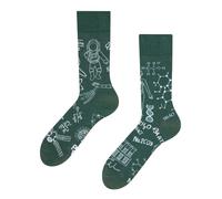 Dedoles Unisex Socks Cotton Funny Designs Football Bicycle Horses Plants Firefighter Gift Mismatched, color: Green, design: Physics and Chemistry, size: 9-11