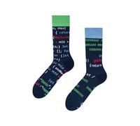 Dedoles Unisex Socks Cotton Funny Designs Football Bicycle Horses Plants Firefighter Gift Mismatched, color: Blue, design: Web Developer, size: 6-8