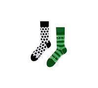 Dedoles Unisex Socks for Women, Men & Kids Cotton Funny Designs Football Bicycle Horses Plants Firefighter Gift Mismatched, Design: English Football, Colour: Green, Size: 3-5 M / 2-4,5 W UK