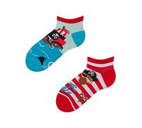 Dedoles Unisex Socks for Women, Men & Kids Cotton Funny Designs Football Bicycle Horses Plants Firefighter Gift Mismatched, Design: Pirate Adventure, Colour: Multicolour, Size: 9K-11.5K UK