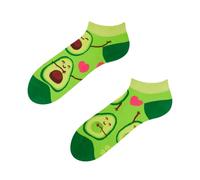 Dedoles Unisex Socks for Women, Men & Kids Cotton Funny Designs Football Bicycle Horses Plants Firefighter Gift Mismatched, Design: Avocado Love, Colour: Green, Size: 8-9.5 W / 9-11 M UK