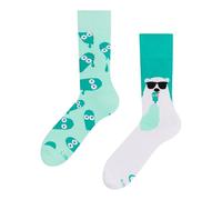 Dedoles Unisex Socks for Women, Men & Kids Cotton Funny Designs Football Bicycle Horses Plants Firefighter Gift Mismatched, color: Turquoise, design: Bear and Lollies (warm socks), size: 6-8