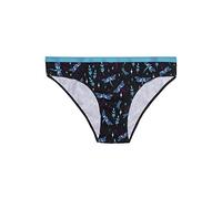 Dedoles Women's & Girls' Underwear Knickers Cotton Funny Designs Flowers Clouds Avocado Unicorn Party Mermaid, Design: Moonlit Dragonflies, Colour: Black, Size: XXL