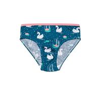 Dedoles Women's & Girls' Underwear Knickers Cotton Funny Designs Flowers Clouds Avocado Unicorn Party Mermaid, Design: Swan Qeen, Colour: Blue, Size: 6-8 years