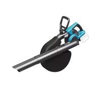 Dedra Cordless Leaf Vacuum Cleaner and Battery-Powered Leaf Blower 2 x 18 V Brushless Motor, Blow Function up to 270 km/h, Suction Power 550 m³/h, Blower with Suction Function, Without Battery and