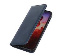 DEDUX Case Compatible with Honor 400 Lite, Magnetic Leather Wallet Flip TPU Cover Card Slots Stand Folio Phone Case. Dark blue