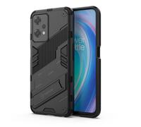 DEDUX Case for OnePlus Nord CE 2 Lite 5G, Military Armor Phone Case Cover Hard PC Silicone Tpu Bumper with Foldable Stand. Black