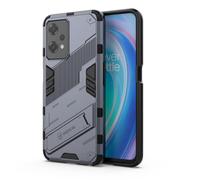DEDUX Case for OnePlus Nord CE 2 Lite 5G, Military Armor Phone Case Cover Hard PC Silicone Tpu Bumper with Foldable Stand. Grey