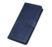 DEDUX Flip Case for Motorola Moto G54 5G, [Stand Function] PU Leather Wallet Flip TPU Cover Card Slots Magnetic Closure Phone Case. Dark blue