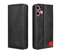 DEDUX Flip Case for Nothing CMF Phone 2 Pro, Retro Leather Wallet Cover Magnetic Closure Folio Stand with Card Slots. Black