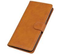 DEDUX Flip Case for Xiaomi Poco M7 4G, [Stand Function] PU Leather Wallet Flip TPU Cover Card Slots Magnetic Closure Phone Case. Brown