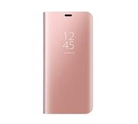 DEDUX Mirror Plating Flip Stand Case for Honor Magic 5 Lite 5G (Magic5 Lite) / X9a.Rose Gold