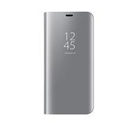 DEDUX Mirror Plating Flip Stand Case for Honor Magic 5 Lite 5G (Magic5 Lite) / X9a.silver
