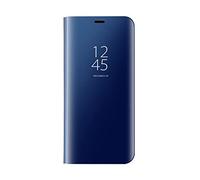 DEDUX Mirror Plating Flip Stand Case for Samsung Galaxy A26 5G.blue