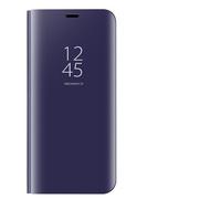 DEDUX Mirror Plating Flip Stand Case for Samsung Galaxy Note 10 Lite.Purple Blue