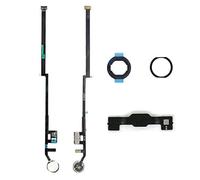 Dedyel Home Button Replacement for iPad 7th/8th/9th Generation (10.2 Inch, 2019/2020/2021) A2197 A2270 A2602 Incl Flex Cable Connector (White Gold Ring)