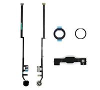 Dedyel Home Button Replacement for iPad 9/8/7 Gen 10.2" A2602 A2603 A2604 A2605 A2270 A2428 A2429 A2430 A2197 A2198 A2200 ncl Flex Cable Connector (Black)