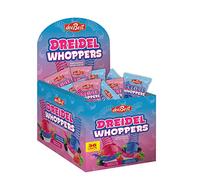 Dee Best Dreidel Candy Whoppers Assorted Flavors 36 Count - Hanukkah Dreidel Shaped Candy with a Sour Dip Kosher Certified Great Chanukah Party