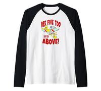 DEE Five Too Duck Bomber Raglan Baseball Tee