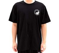 Dee Plus Tai Chi Clothing Shirt Cotton Summer Short Sleeve | Round Neck | Female Taekwondo Sanda Martial Arts Wing Chun Shaolin Kung Fu Shirts Short Sleeve Uniform Tops for Men and Women Black