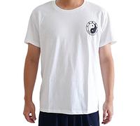 Dee Plus Tai Chi Clothing Shirt Cotton Summer Short Sleeve Tai Chi Tee Tshirt | Round Neck | Female Taekwondo Sanda Martial Arts Wing Chun Kung Fu T-Shirts Uniform Tops for Men and Women (3XL)
