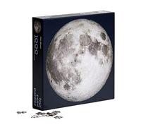 Deeabo 1000 Pieces Round Puzzle, Moon/Earth Round Jigsaw Puzzles, Adults Decompression Toys Intellectual Games Family Interactive Jigsaw Puzzle Home Decoration, Challenge and Relax