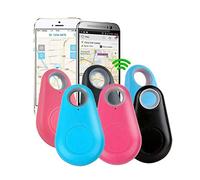 Deeabo 6Pcs Smart Key Finder, Tracking Positioning Finder Anti-lost Alarm Locators Water Drop Pets Key Wallet Car Child Bag Phone Alarm Anti Lost Bluetooth Trackers, Colorful