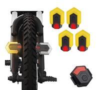 Deeabo Bike Tail Light, Bike Turn Signals Front and Rear Safety Warning Light with Remote Control, USB Charging Waterproof Bike Tail Light for Outdoor Cycling, Ultra-bright 85LM LED