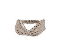 Deebaco Embroidered & Embellished Floral Printed Cloth Polka Print Satin Fabric Headband For Women & Girls Bow Structured Hair Band Accessories (Purple)