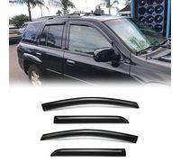 Deebior Original Side Rain Guards, 4pcs Out-Channel Nice Wind Deflector Set, Window Visors fit for 2002-2009 Chevrolet Trailblazer (Not Ext Models) GMC Envoy (Not XL/XUV Models) 94733