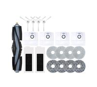 Deebot T20 OMNI/T20/T20 Max/T20 Pro Accessories Main Side Brush Mop Cloth HEPA Filter Dust Bag Replacement Spare Parts (Color : 19pcs)