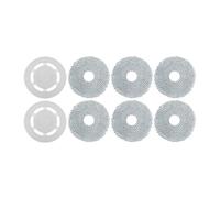 Deebot T20 OMNI/T20/T20 Max/T20 Pro Accessories Main Side Brush Mop Cloth HEPA Filter Dust Bag Replacement Spare Parts (Color : 8pcs-01)