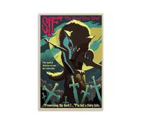 DEEBOW Dark Souls Poster, Rectangular Wall Art, Bedroom Decor, 20x30cm