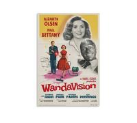 DEEBOW WandaVision Poster Decorative Painting Canvas Wall Posters And Art Picture Print Modern Family Bedroom Decor Posters 08x12inch(20x30cm)