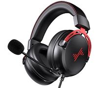 DEEBOX Gaming Headset for PS4 PC Xbox One PS5 Controller, Noise Cancelling Over Ear Headphones with Mic, Surround Sound Wired Gamer Headsets for Computer Laptop Mac Nintendo NES Games