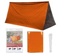 Deecam Emergency Survival Tent, Thermal Blankets Thermal Shelter, Waterproof Foldable Survival Tent for Outdoor Camping Hiking Adventures