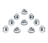 Deecaray M142955 Lock Nuts Ten Piece Set, Compatible with John Deere 2025, 4210, GT322, GX255, LA150, LX280, S240, X115R, X300, XUV825, Z225