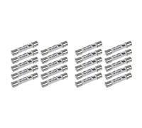 Deechate 1000V 500MA 20Pcs 6.3X32mm Multifunctional Convenient Portable Practical White Ceramic Fuse for Multimeter