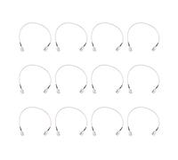 Deechate 12Pcs 3G HD SDI Cable BNC Cable 30cm 75 Ohm for Cameras Video Equipment Supports HD-SDI 3G-SDI 4K 8K Video Cable