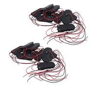 Deechate 20 PCS ON/OFF Switch 2 x 3V CR2032 Cell Button Battery Holder for LED