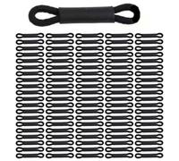 Deechate 200PCS Baby Chicken Splay Leg Hobble Brace Adjustable Poultry Leg Bands for Newborn Spraddle Leg Chick Bird Quails Ducks