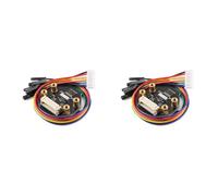 Deechate 2pcs 1.28 Inch IPS Color TFT LCD Display Module 1.28Inch RGB LED Round Screen 240x240 GC9A01 Drive 4 Wire SPI Interface